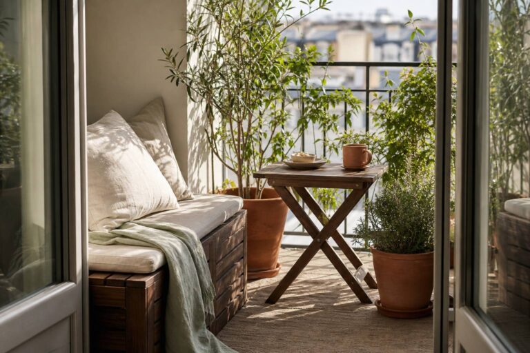 Arredare un balcone piccolo: idee e mobili salvaspazio