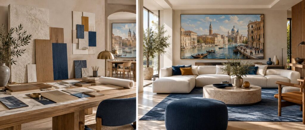 Illustration éditoriale du sujet : Canaletto: vita e vedute del pittore veneziano