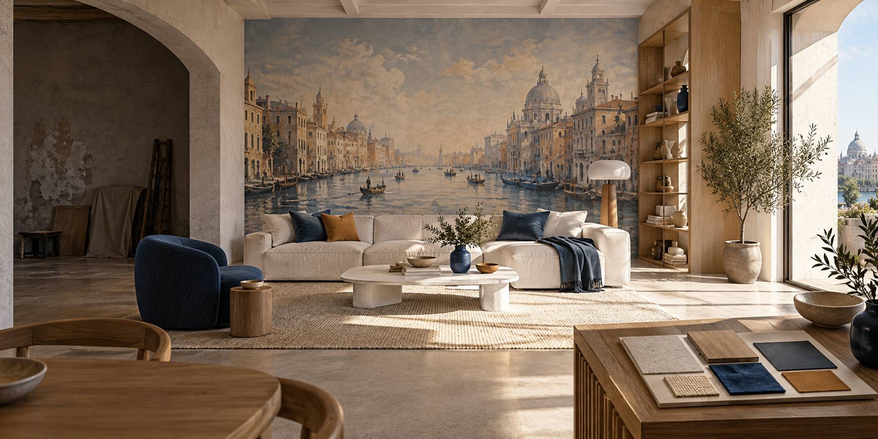 Illustration éditoriale du sujet : Canaletto: vita e vedute del pittore veneziano