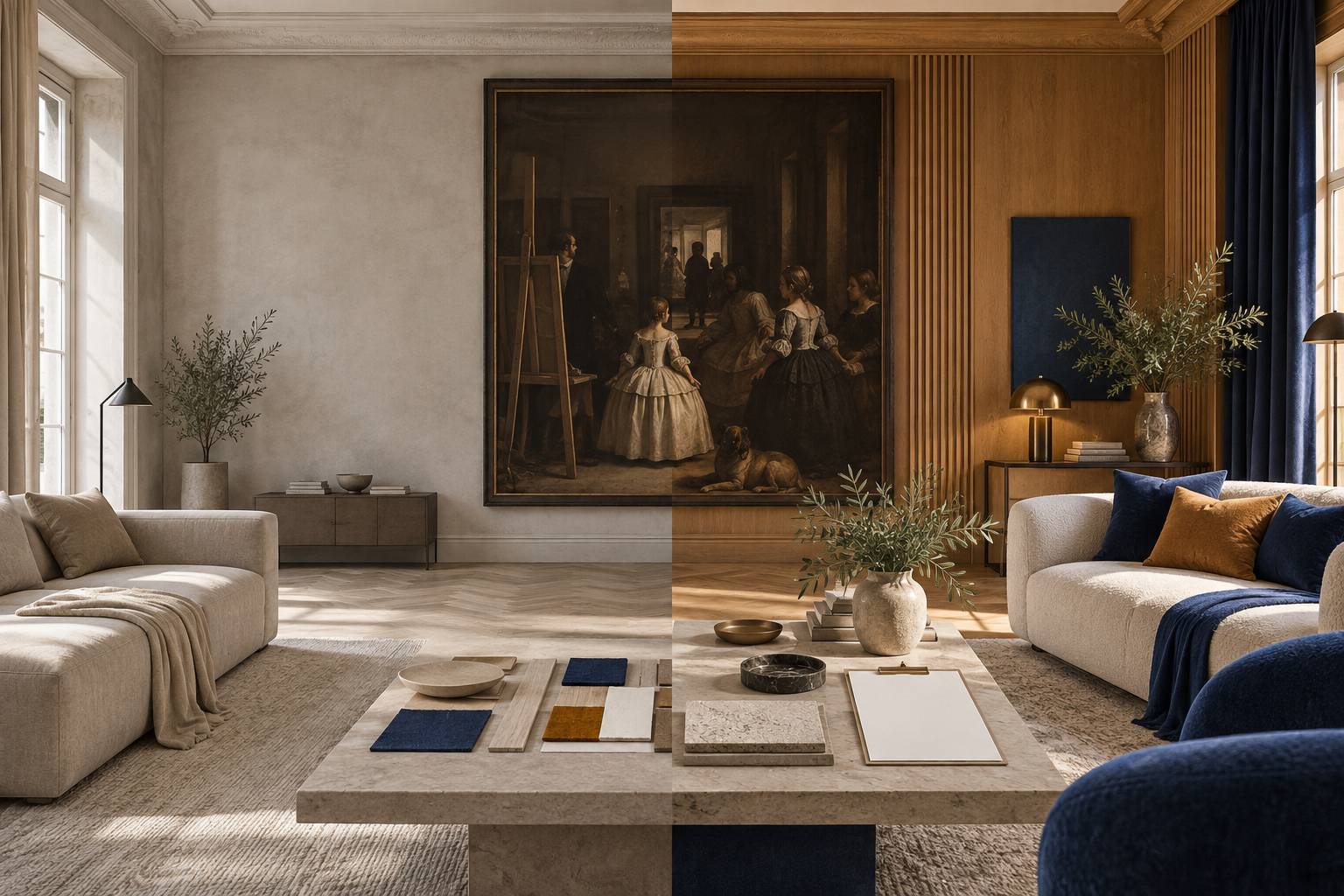 Illustration éditoriale du sujet : Las Meninas di Velázquez: analisi e significato